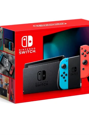 Gaming Console - Nintendo Switch Console with Neon Blue & Red Joy-Con