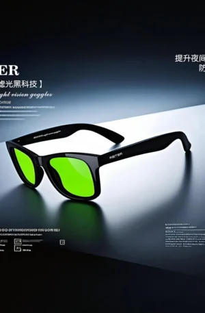 【REITER】Night vision goggles Men's Car Driving glasses for men anti glare